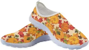 Jeiento Halloween Shoes for Women Men Halloween Party Walking Running Sneaker Shoes Slip-On Breathable Mesh Workout Fashion Shoes