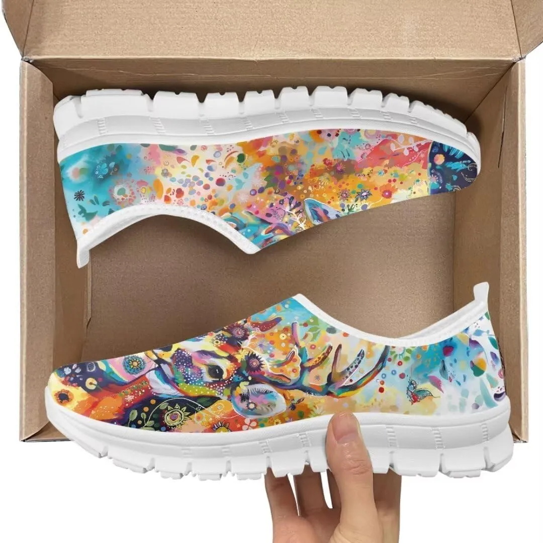 Jeiento Slip-On Loafers for Women Lightweight/Breathable Play Fashion Sneaker Casual Shoes Comfort Time Off Sneaker Dressy Shoes