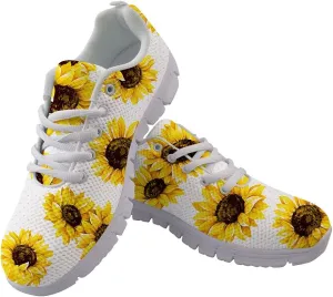 Jeiento Womens Trainers Lace Up Sneaker Tennis Shoes Comfort Gym Sports Fitness Running Shoes for Women Girl