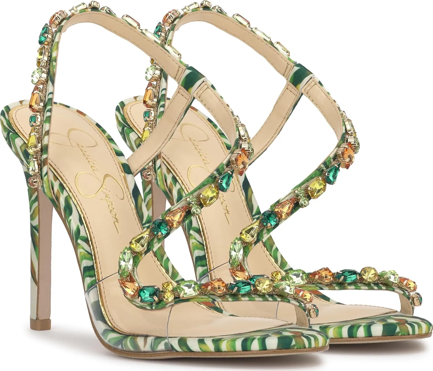 Jessica Simpson Women's Jaycin Embellished Heeled Sandal