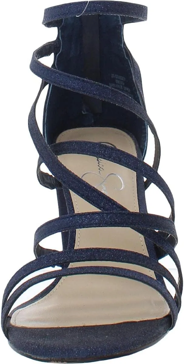 Jessica Simpson Women's Stassey Strappy Block Heel Sandal Heeled