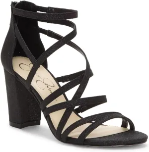 Jessica Simpson Women's Stassey Strappy Block Heel Sandal Heeled