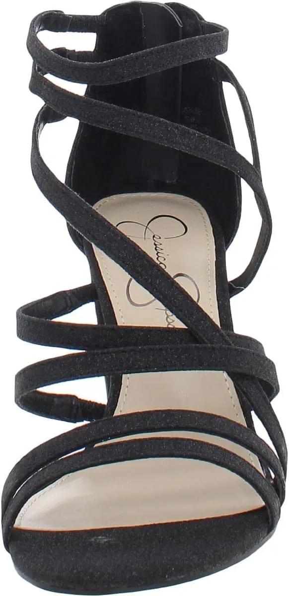 Jessica Simpson Women's Stassey Strappy Block Heel Sandal Heeled