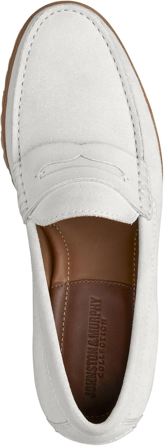 Johnston & Murphy Baldwin Lug Penny Loafer Slip-On Dress Casual Shoe