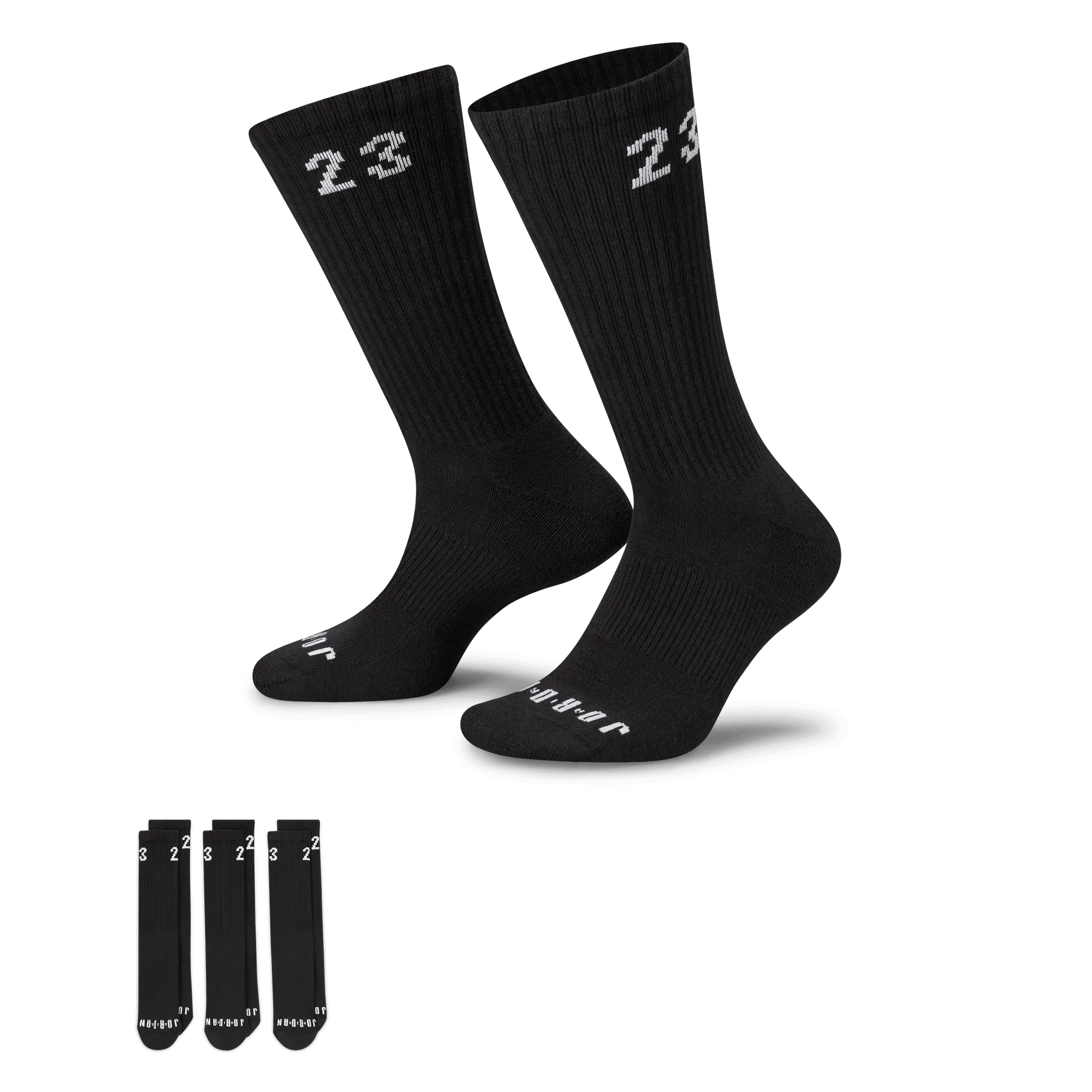 JORDAN ESSENTIALS CREW SOCKS (3 PAIRS )