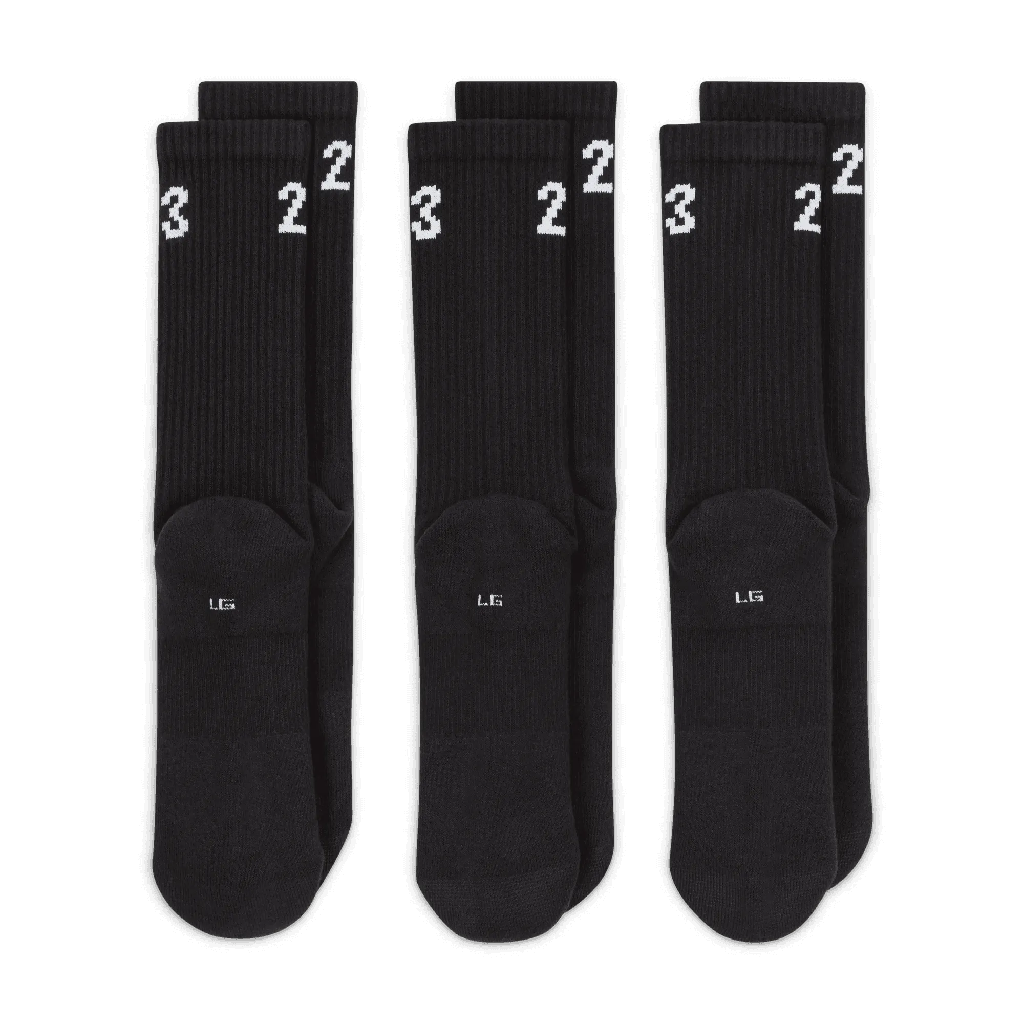 JORDAN ESSENTIALS CREW SOCKS (3 PAIRS )