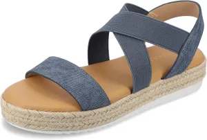 Journee Collection Women's Caroline Wedge Sandal