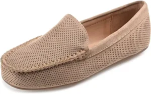 Journee Womens Halsey Wide Width Comfort Insole Slip On Round Toe Loafer