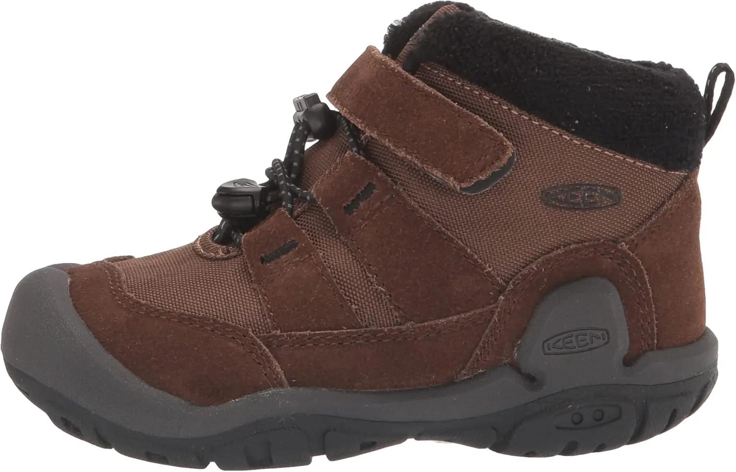 KEEN Kids' Knotch Chukka Mid Height Insulated Easy On Snow Boot