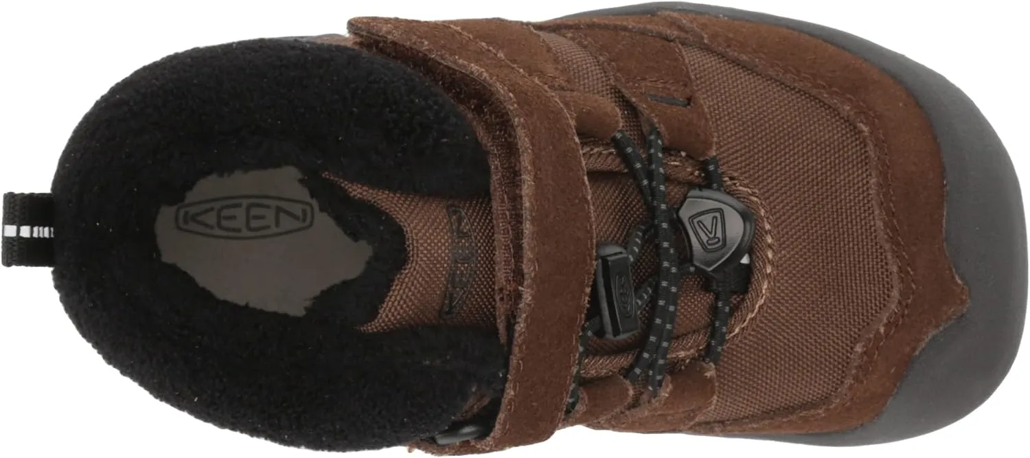 KEEN Kids' Knotch Chukka Mid Height Insulated Easy On Snow Boot