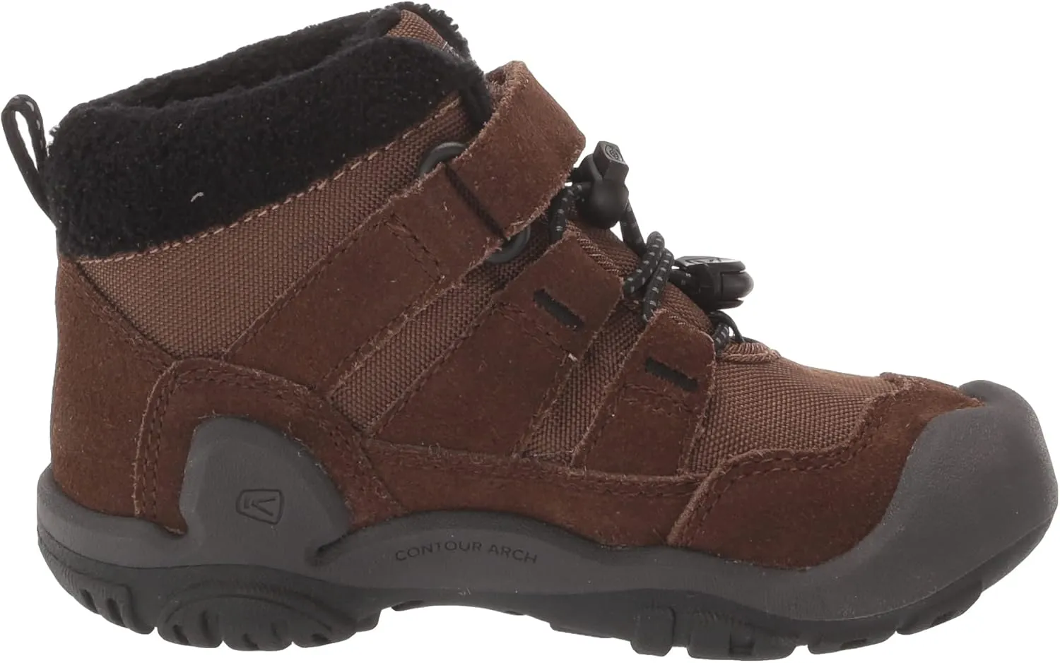 KEEN Kids' Knotch Chukka Mid Height Insulated Easy On Snow Boot