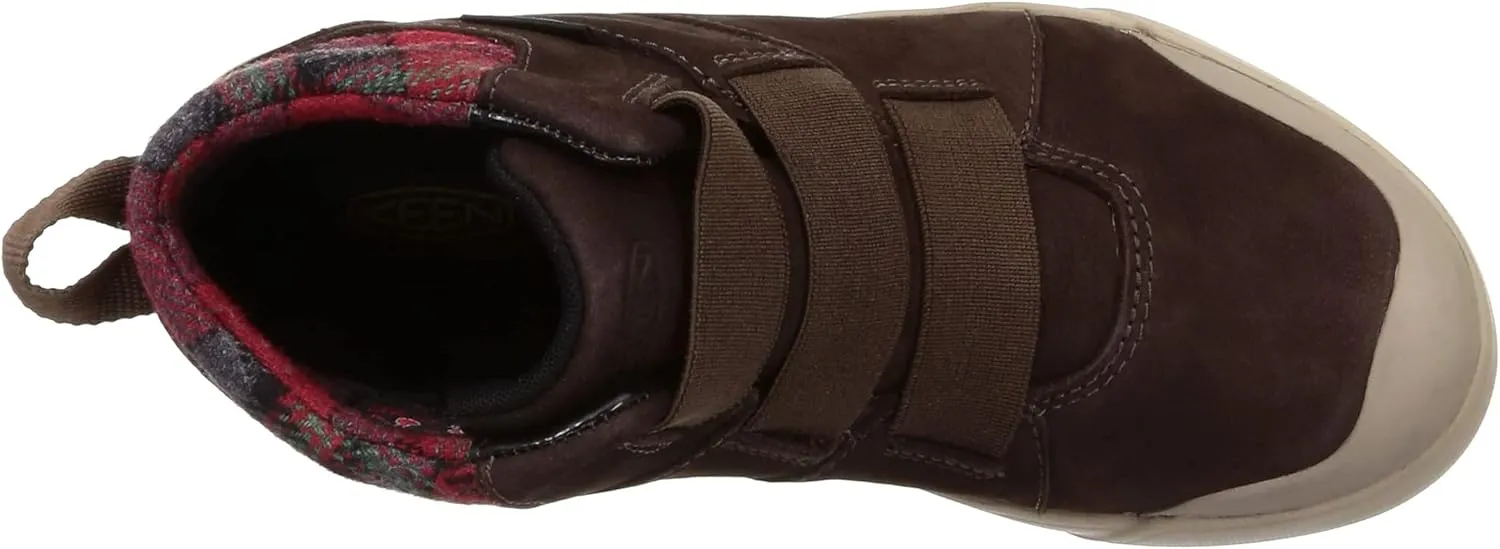 KEEN Women's Elle Winter Mid Height Insulated Waterproof Pull on Ankle Boots