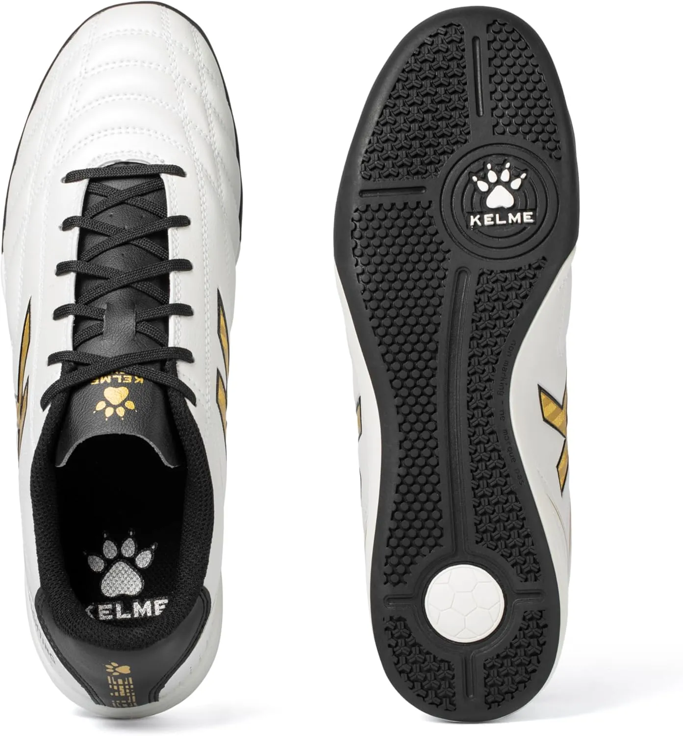 KELME Turf Soccer Shoes Men Indoor Soccer Cleats for Womens Trainer Futsal Football Cleats Sneakers for Youth