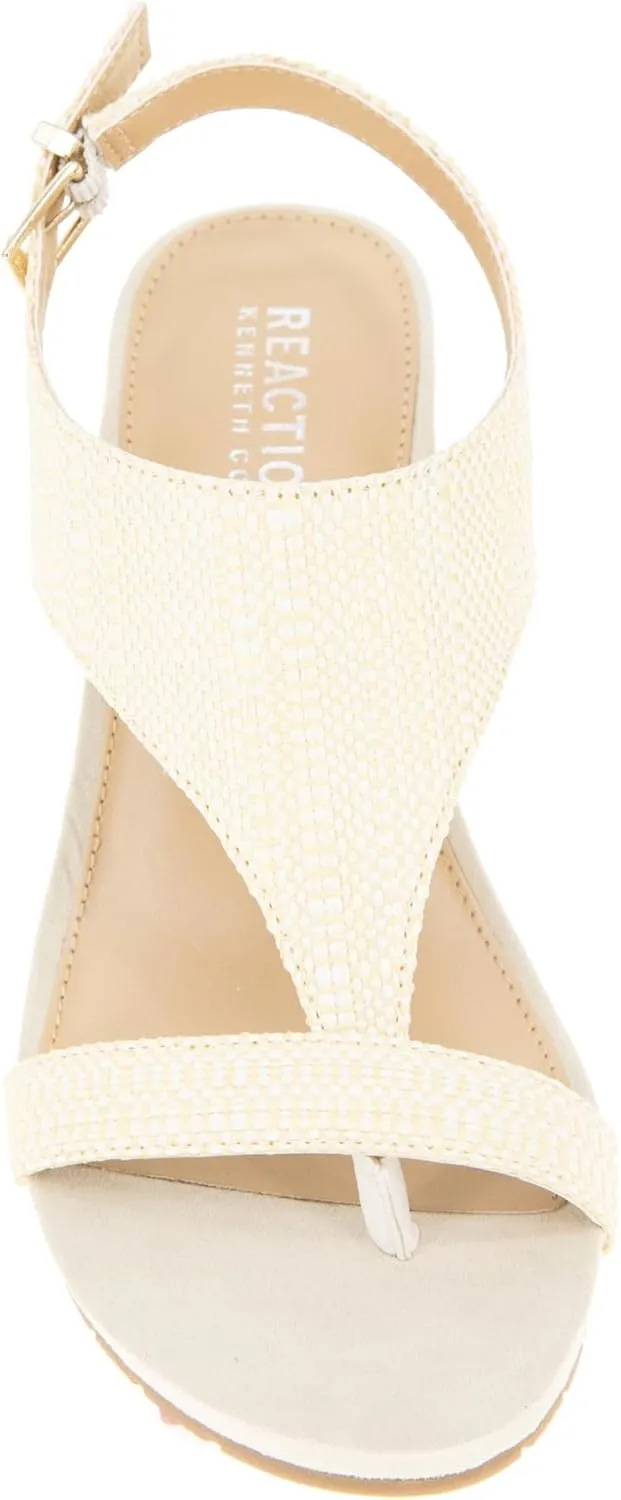Kenneth Cole REACTION Women's Greatly Thong Wedge Sandal