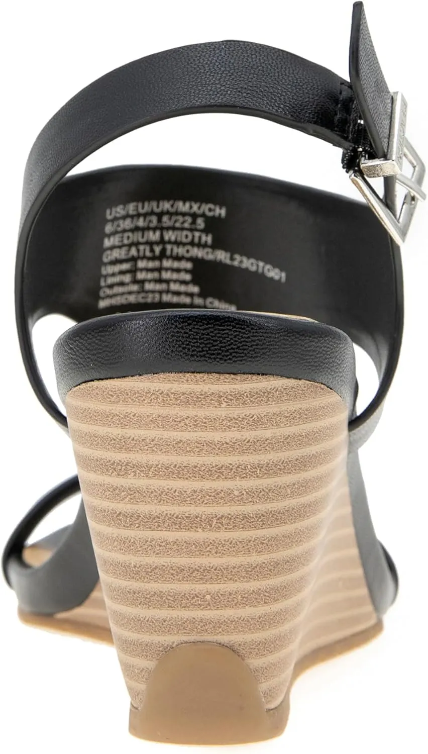 Kenneth Cole REACTION Women's Greatly Thong Wedge Sandal