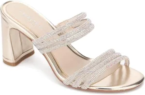 Kenneth Cole Women's Amelia Flare Jewel Heeled Sandal Loafer