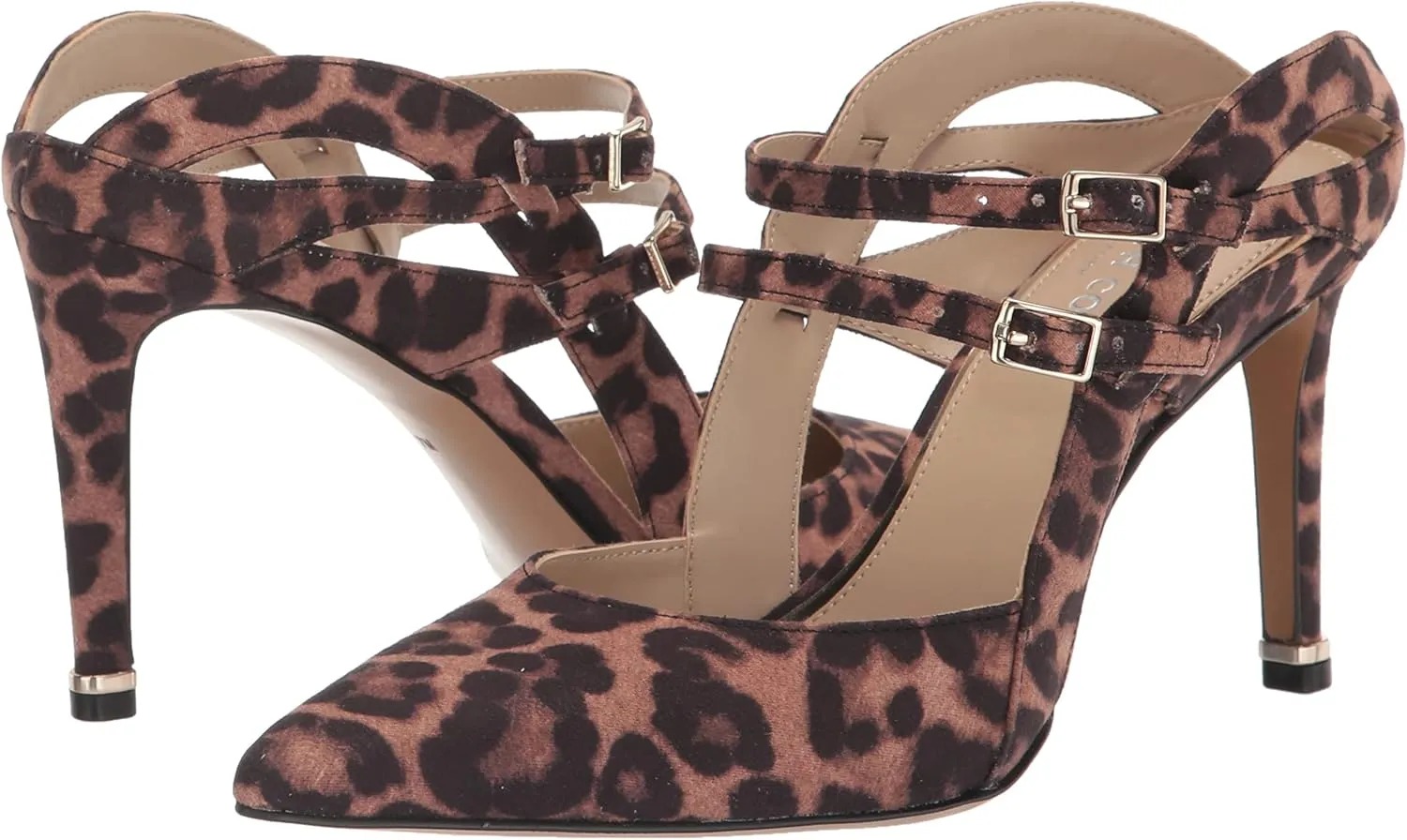 Kenneth Cole Women's Riley 85 Double Strap Mule Heeled Sandal