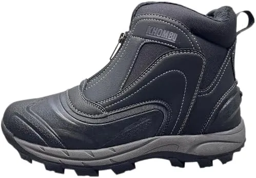 Khombu Men's Mason Hiking Boot, Black, 8