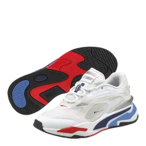 Kids Puma 306778-02 White Gray Red Blue Black RS Fast BMW Shoe Sneaker Trainer
