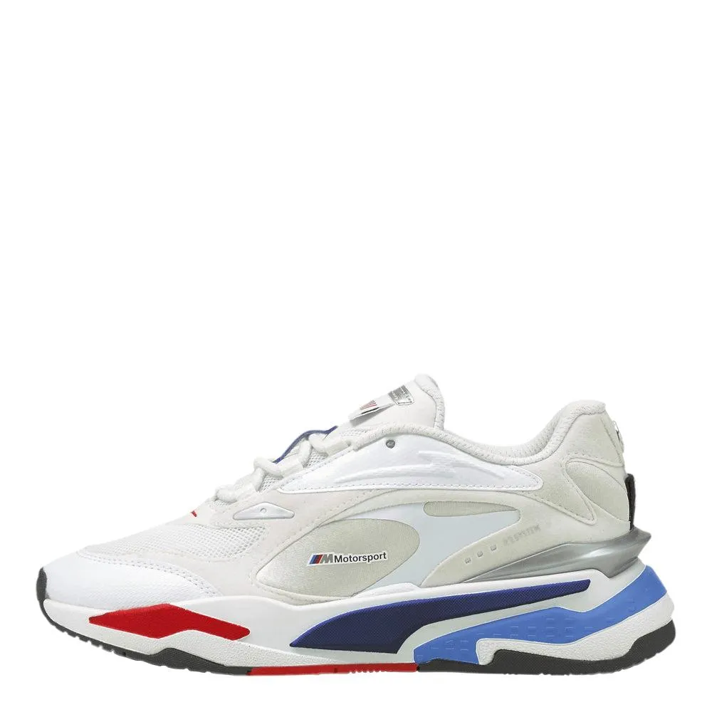 Kids Puma 306778-02 White Gray Red Blue Black RS Fast BMW Shoe Sneaker Trainer