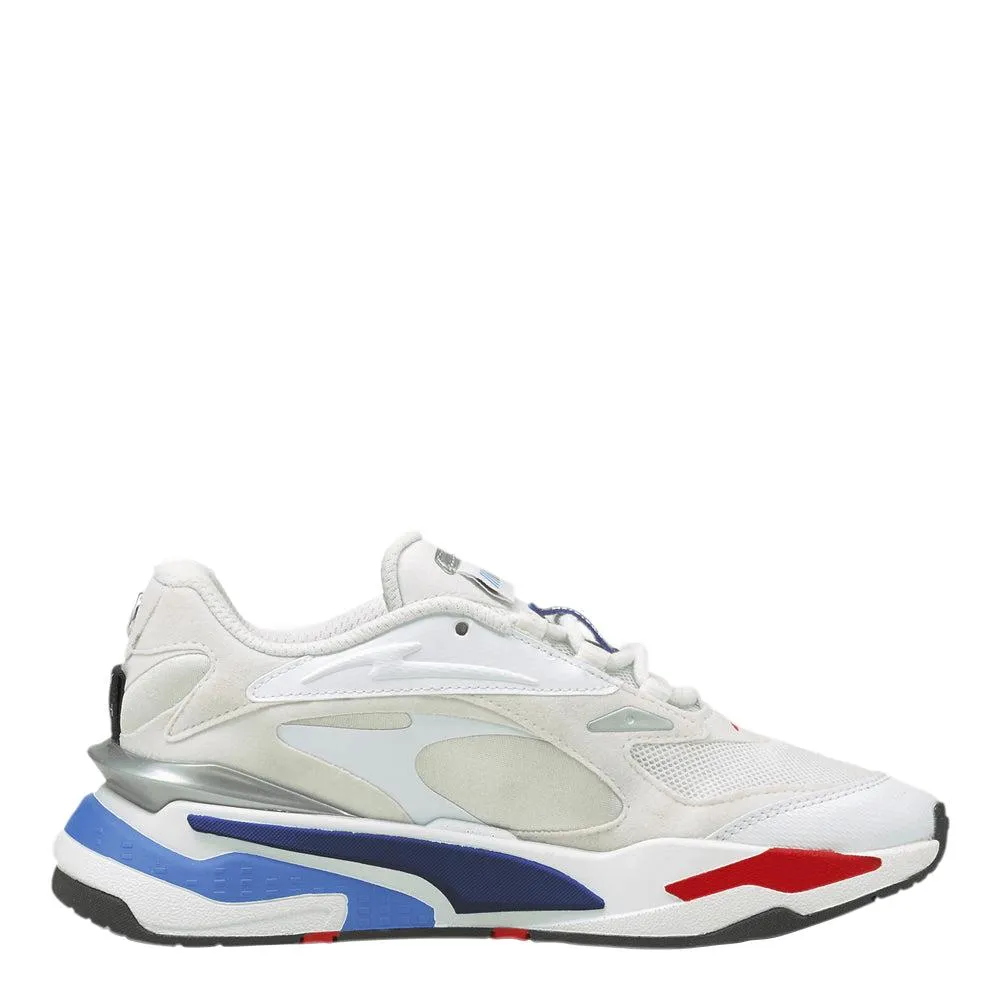 Kids Puma 306778-02 White Gray Red Blue Black RS Fast BMW Shoe Sneaker Trainer