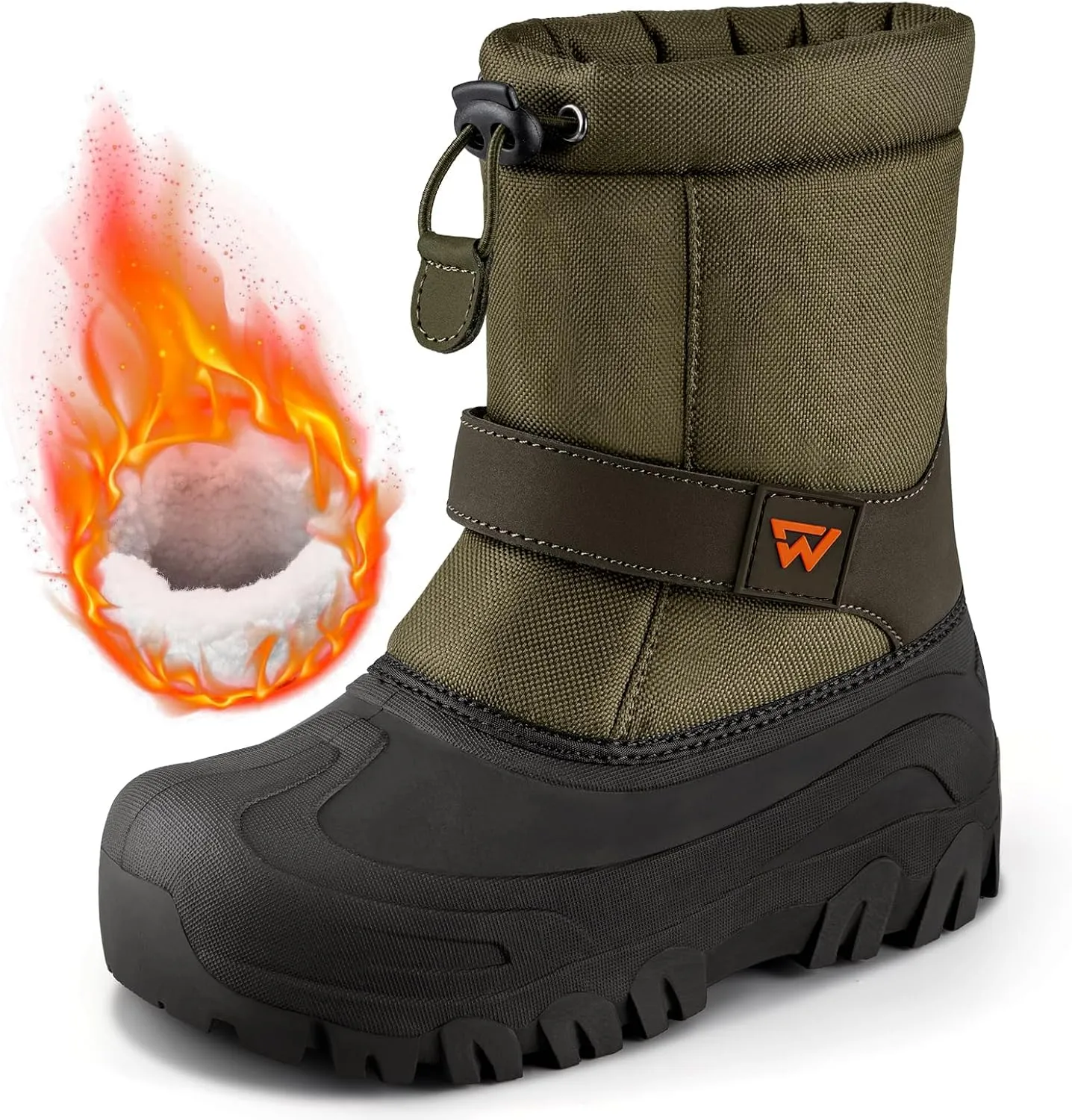 Kids Snow Boots Warm Waterproof Boys Winter Boot Non Slip Snow Shoes Outdoor Boys Girls Snow Boots