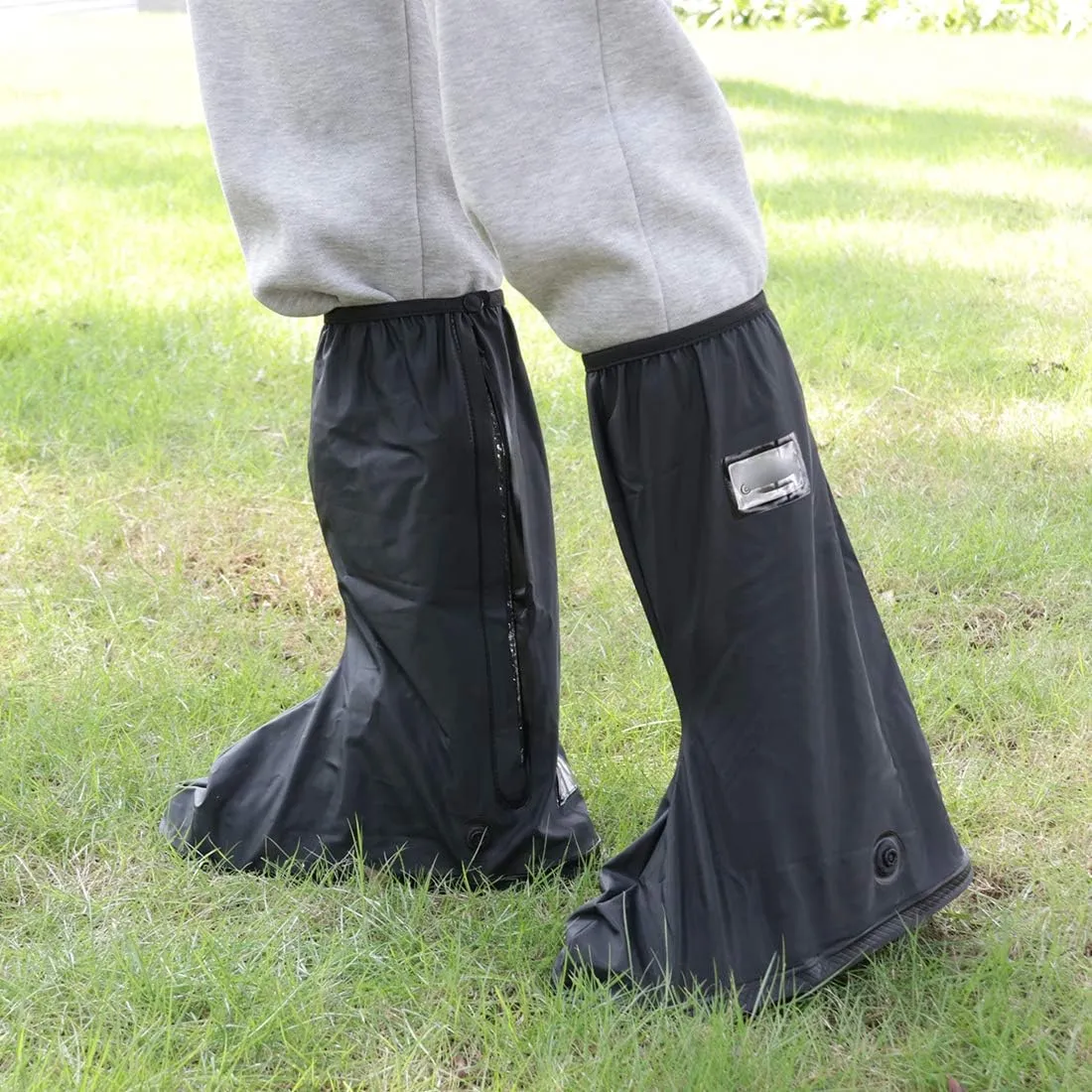 KRATARC Water-Resistant Shoes Covers Foldable Rain Boot Reflective Snow for Men Women Outdoor Cycling Walking Hiking