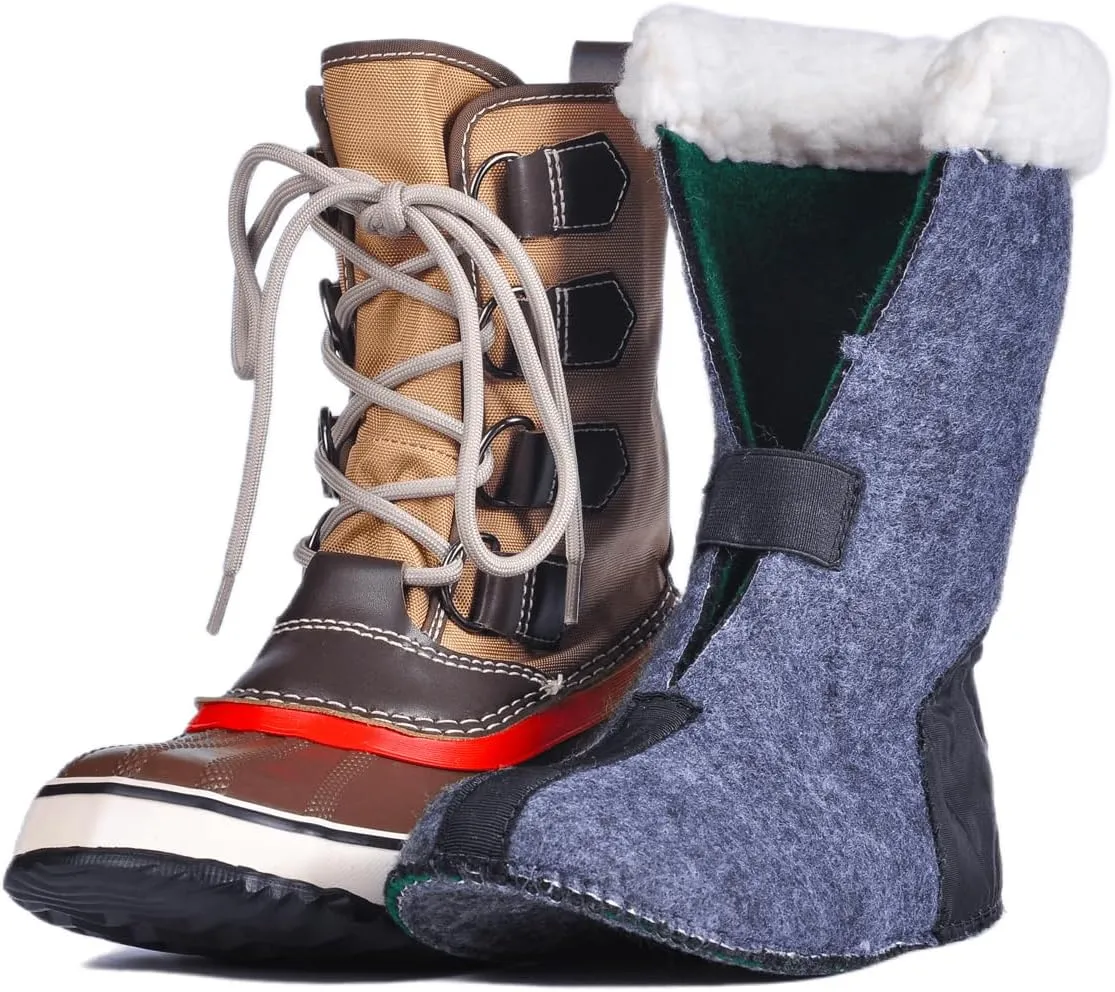 landing craft Women's Snow Boot for Winter,Outdoor Mid Calf Duck Boots Waterproof Hunting shoes
