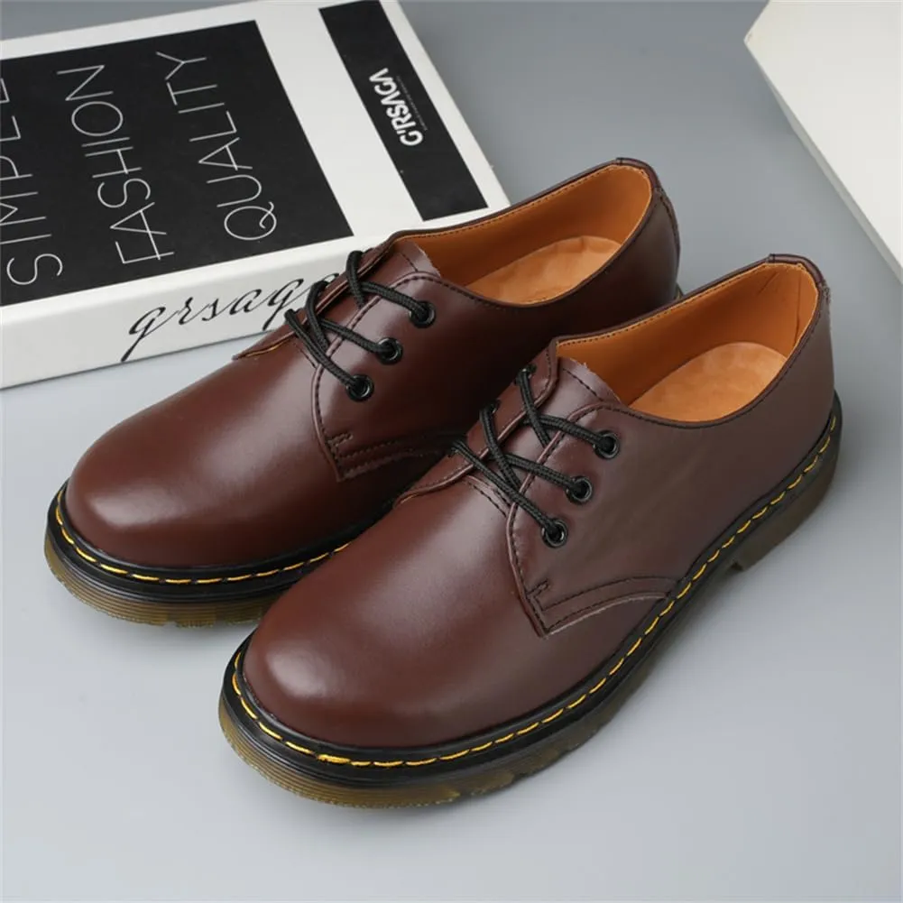 LEADER SHOW ® Men's Casual Loafer Business Shoes Lace Up Flats Dress Oxfords