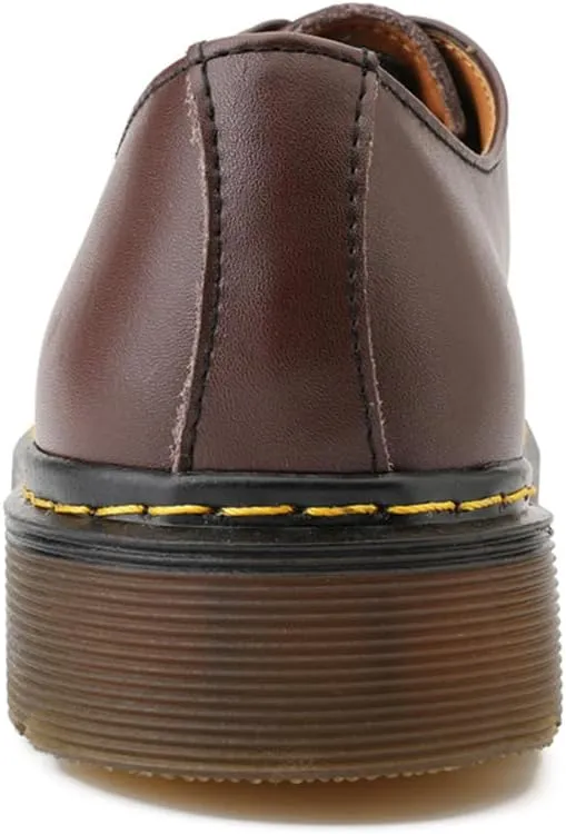 LEADER SHOW ® Men's Casual Loafer Business Shoes Lace Up Flats Dress Oxfords