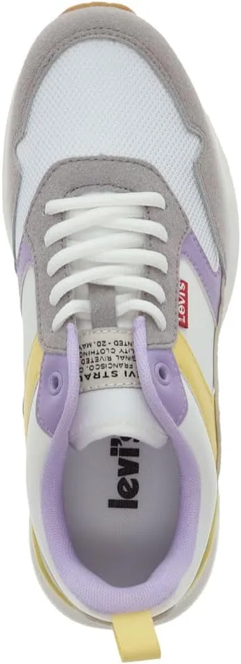 Levi's Womens Oats 2 Synthetic Leather Casual Trainer Sneaker Shoe