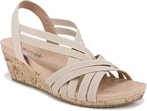 LifeStride Women's Mallory Strappy Wedge Sandals