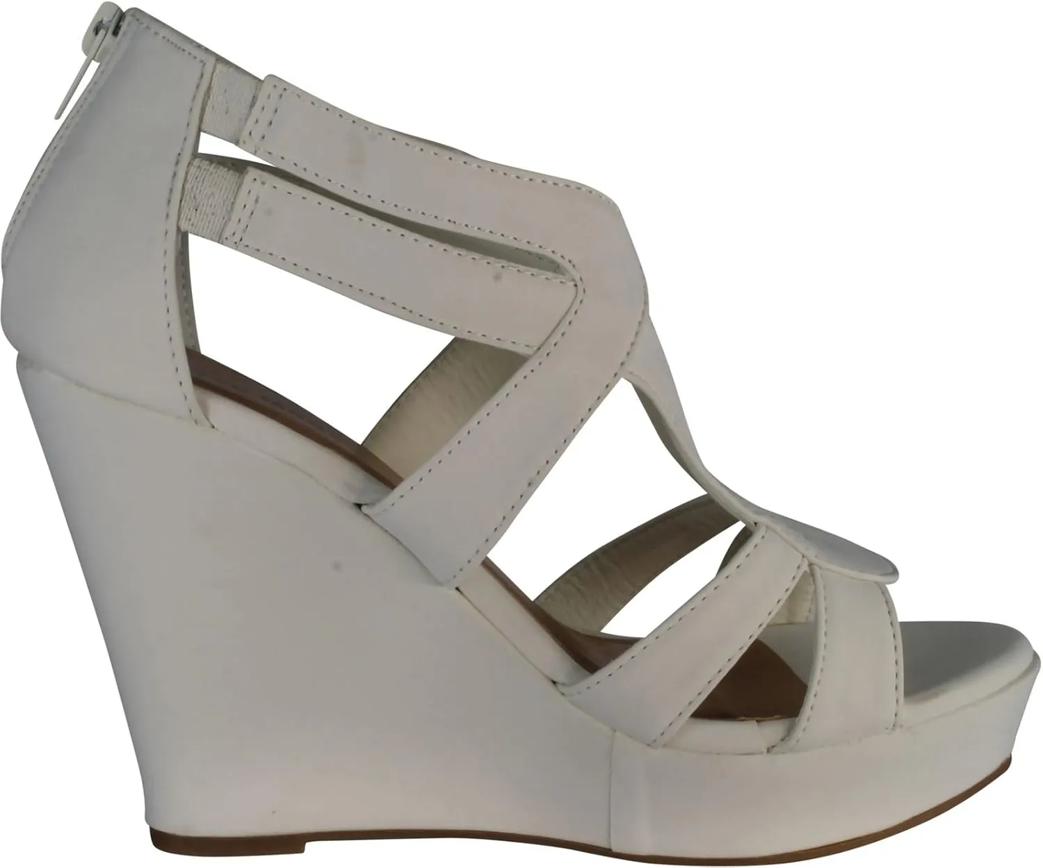 Lindy 03 Strappy Open Toe Platform Wedge