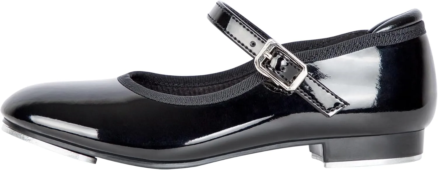 Linodes Economy Unisex-Child Easy Slide Buckle Tap Shoe for Girls and Boys Maryjane Dance Flat