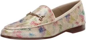Loafers Spring promotion Loraine Slip Multi Sam Outstanding value On Edelman Sunflower Toe Dress Wide Almond Heeled
