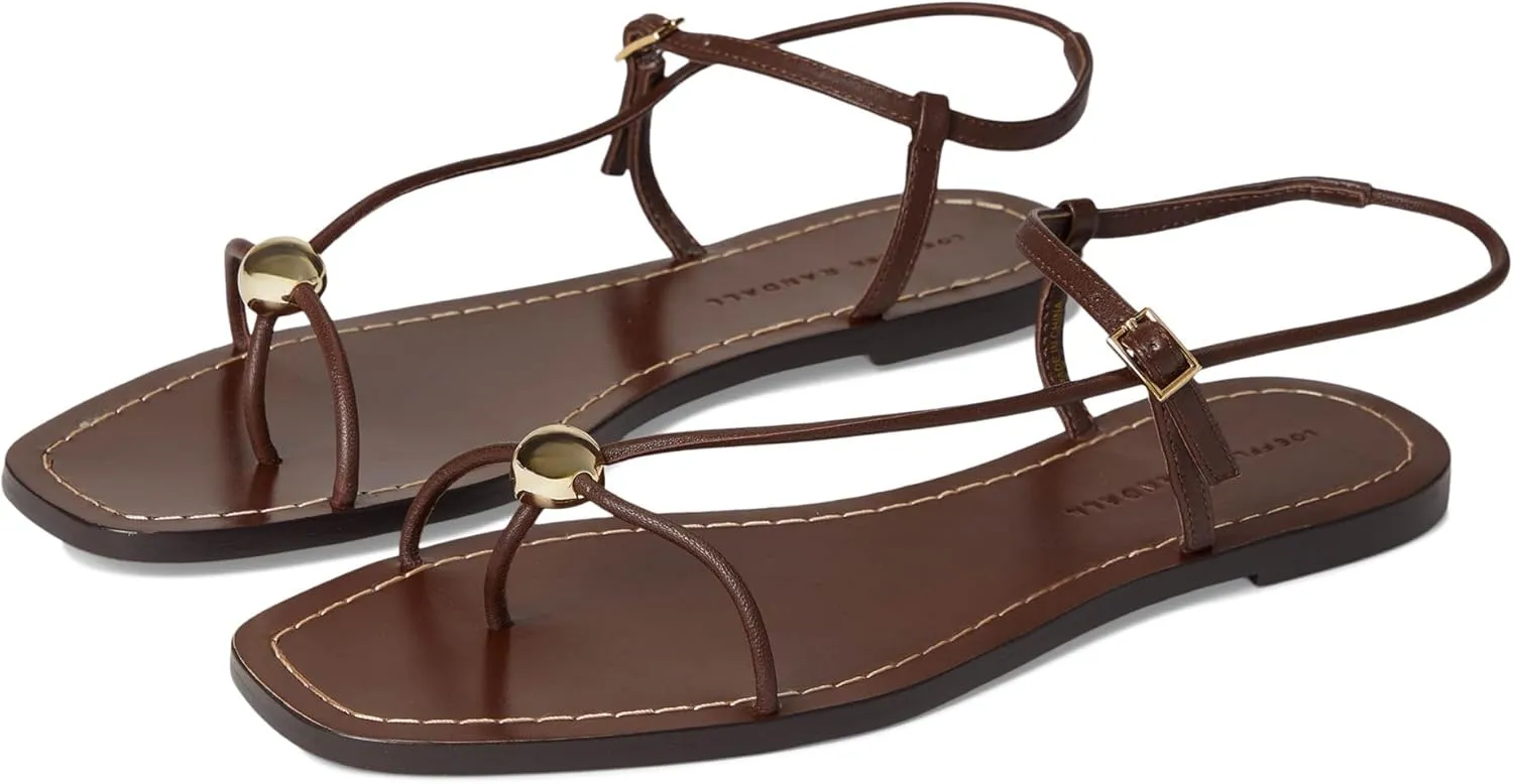 Loeffler Randall Women's Lara Strappy Flat Sandals with Ball