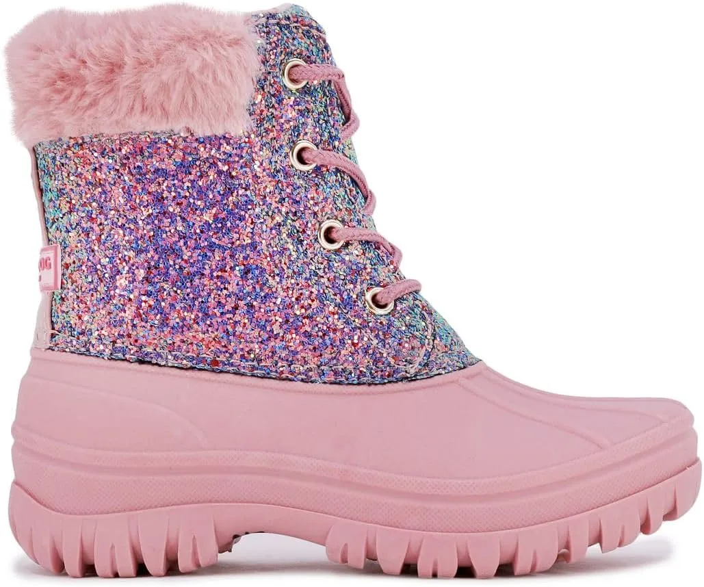 LONDON FOG Girls Stockport Cold Weather Warm Lined Snow Boot