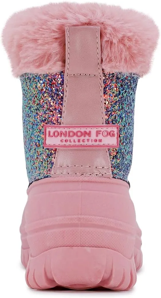 LONDON FOG Girls Stockport Cold Weather Warm Lined Snow Boot