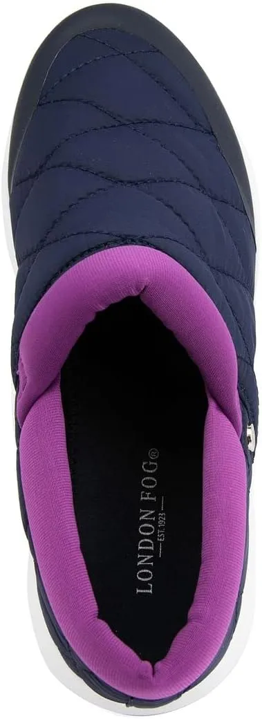 LONDON FOG Womens Kellie Slip-on Loafer Fashion Sneaker Comfort Casual Shoes