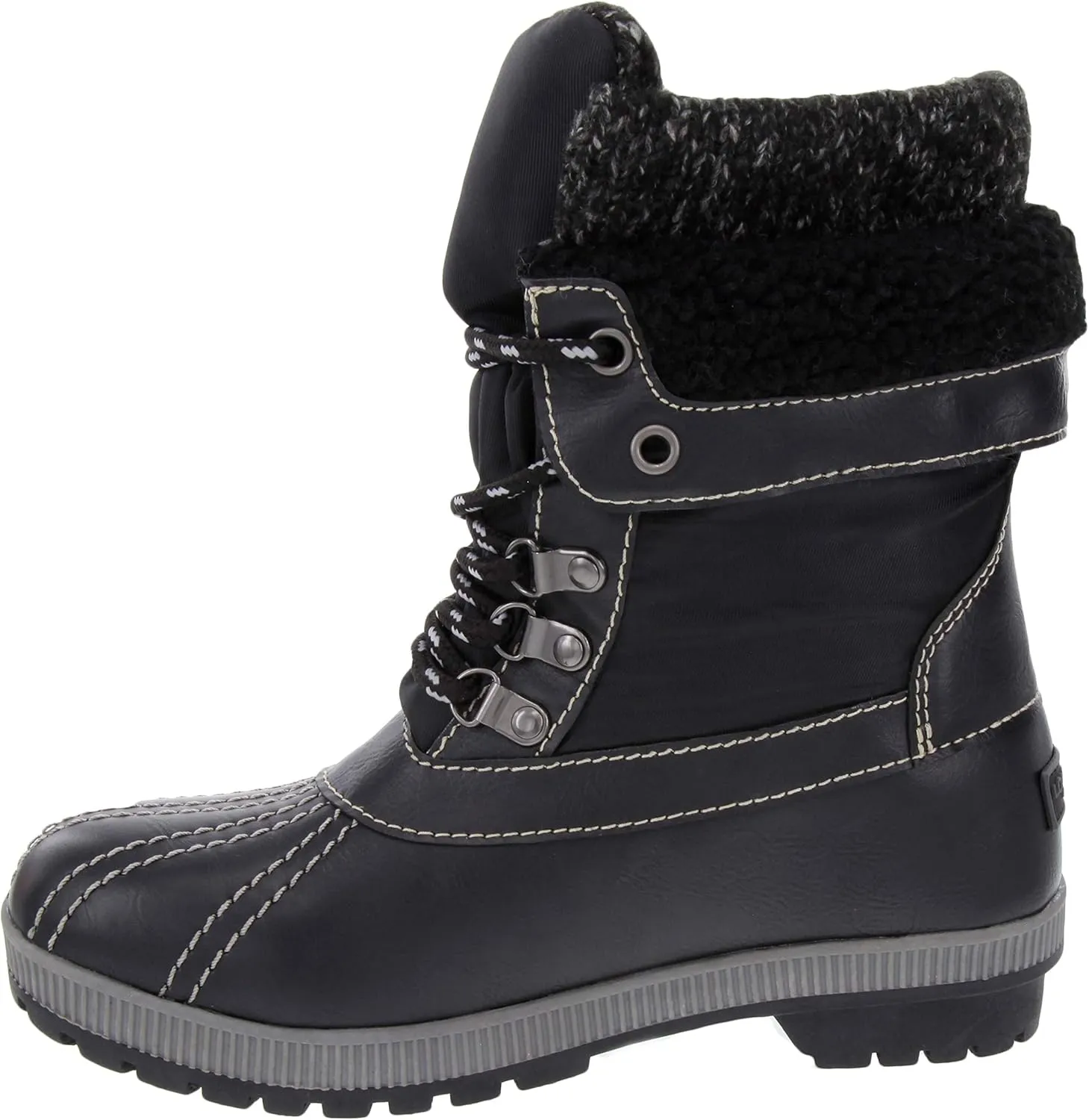 LONDON FOG Womens Mitten Cold Weather Duck Boot for Snow
