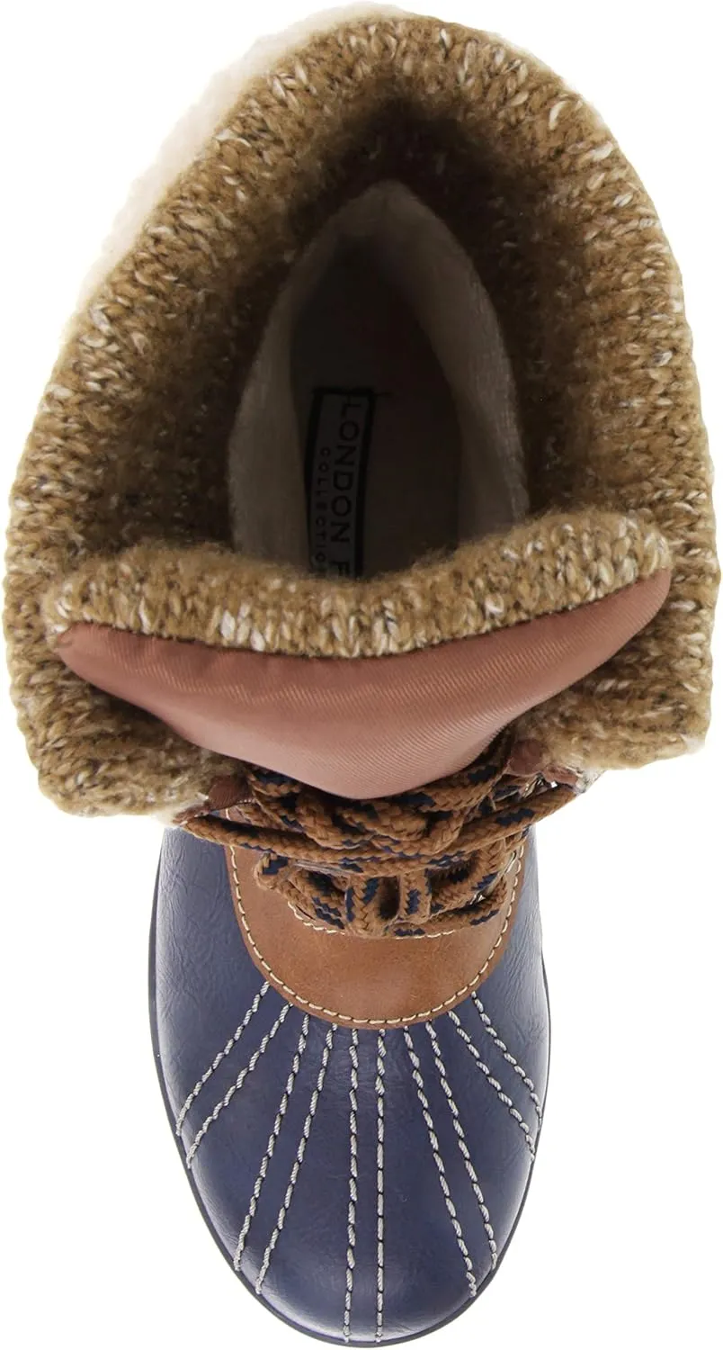 LONDON FOG Womens Mitten Cold Weather Duck Boot for Snow