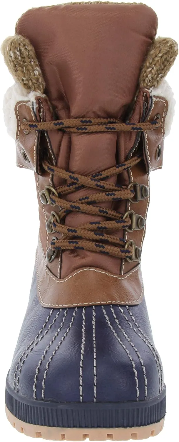 LONDON FOG Womens Mitten Cold Weather Duck Boot for Snow