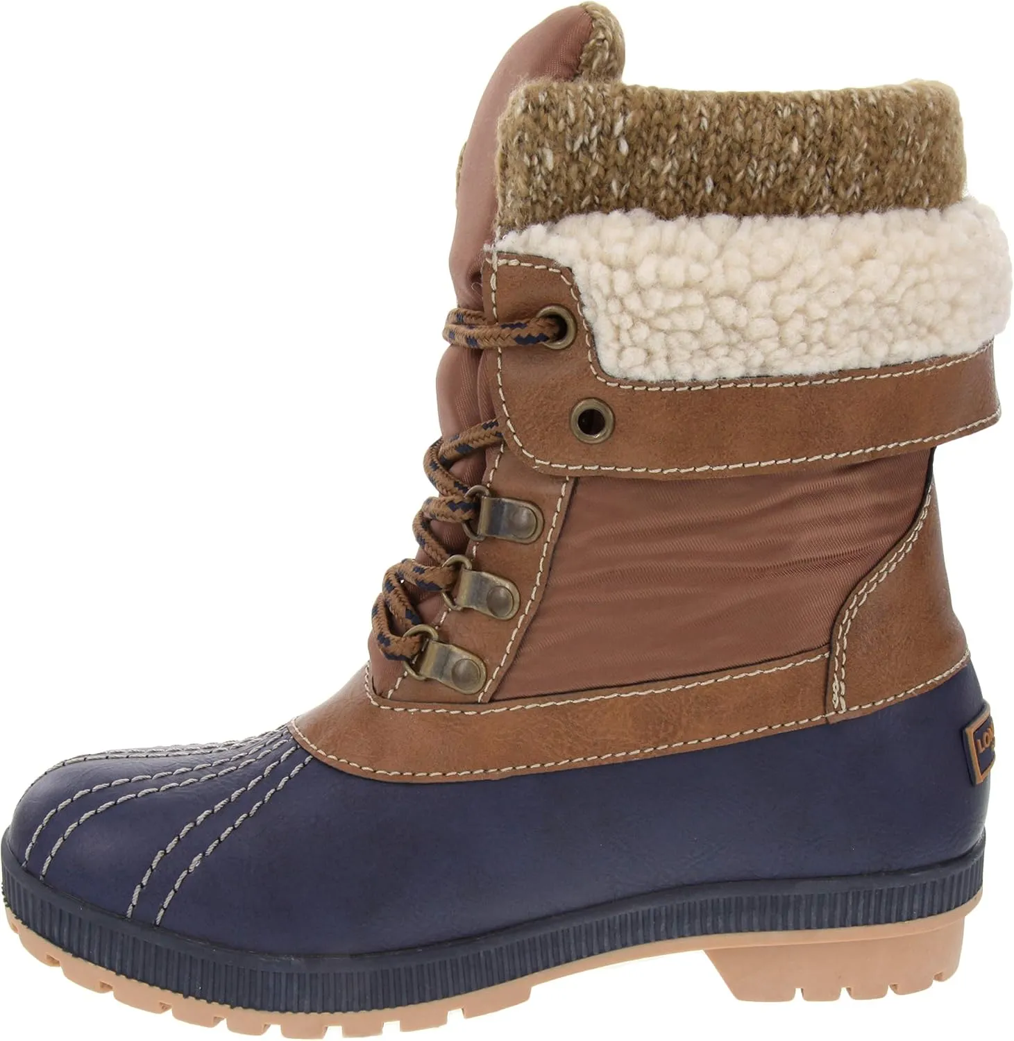 LONDON FOG Womens Mitten Cold Weather Duck Boot for Snow