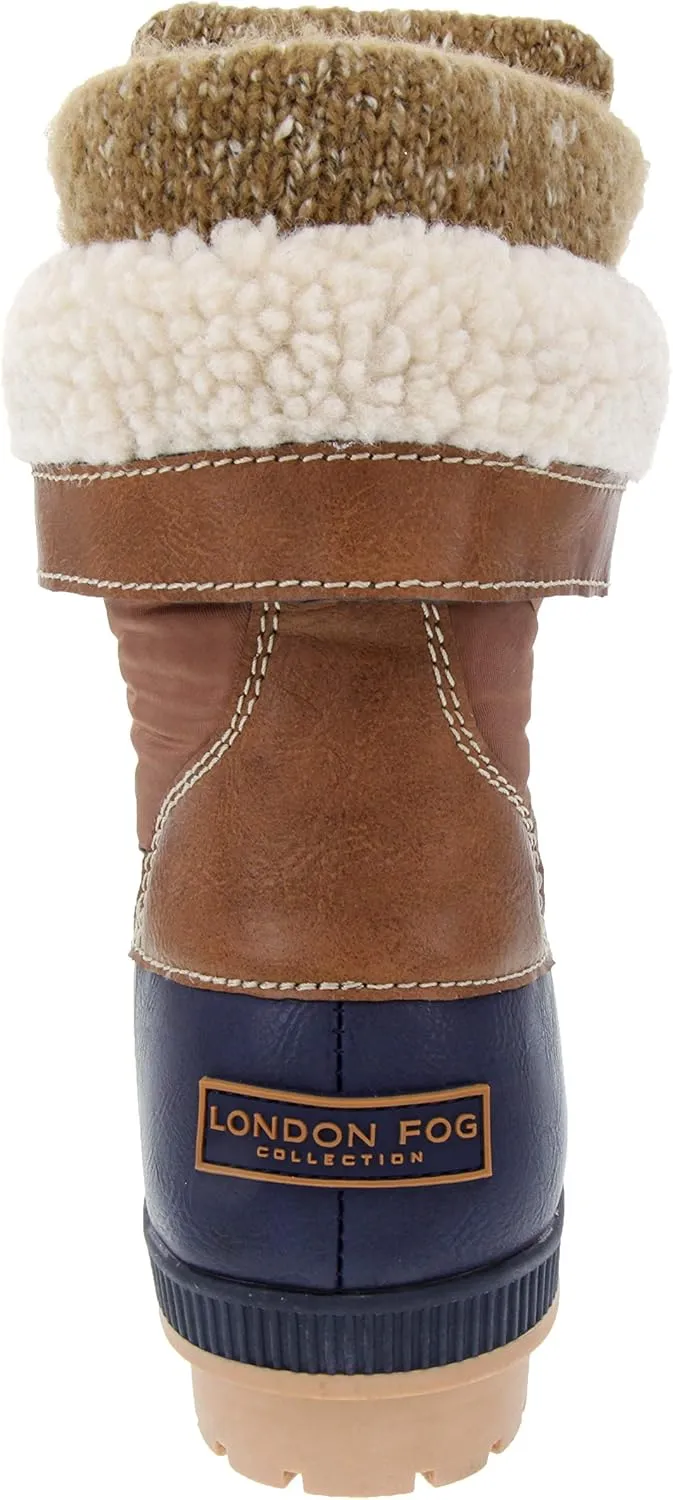 LONDON FOG Womens Mitten Cold Weather Duck Boot for Snow