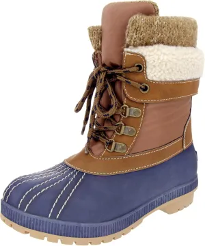LONDON FOG Womens Mitten Cold Weather Duck Boot for Snow