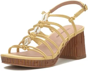 Lucky Brand Women's Bassie Strappy High Heel Sandal Heeled
