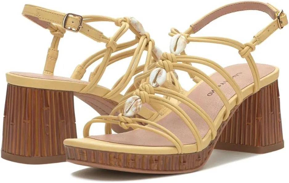 Lucky Brand Women's Bassie Strappy High Heel Sandal Heeled