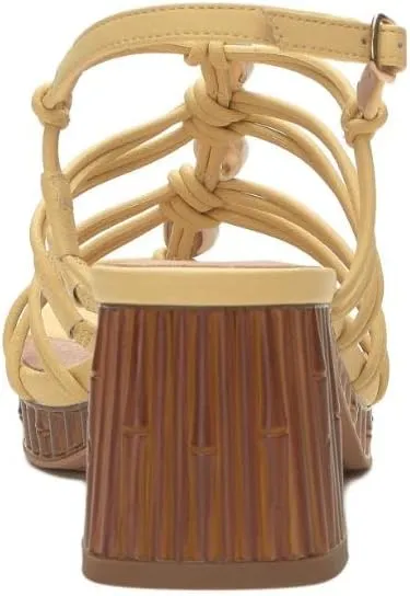 Lucky Brand Women's Bassie Strappy High Heel Sandal Heeled