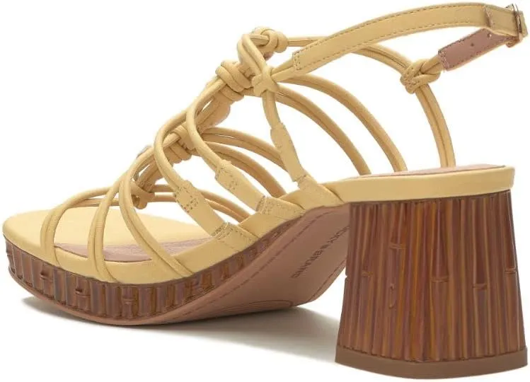 Lucky Brand Women's Bassie Strappy High Heel Sandal Heeled