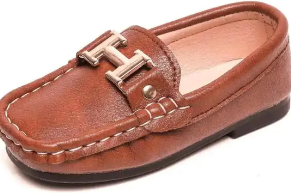 Luxury Kids Italian Loafer Dress Shoes Boys Elegant Shoes